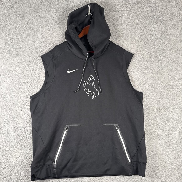 Nike Other - Nike Sleeveless Hoodie Mens 2XL Black Pro Rodeo Cowboy